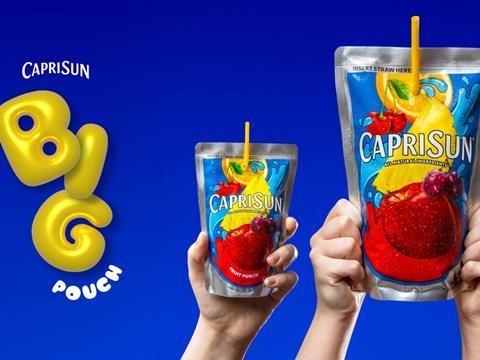 Capri Sun เปิดตัว Big Pouch รุ่นลิมิเต็ด เพิ่มความจุราว 3 เท่า