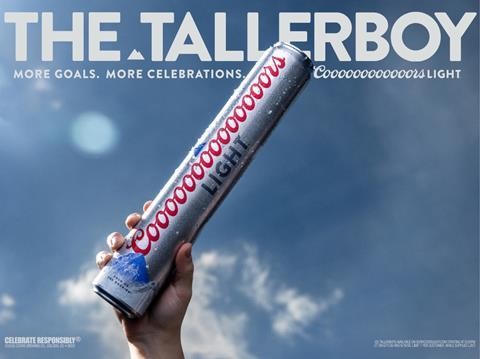 Coors Light เปิดตัวกระป๋องรุ่นพิเศษ ‘Tallerboy’ รับกระแสฟุตบอล
