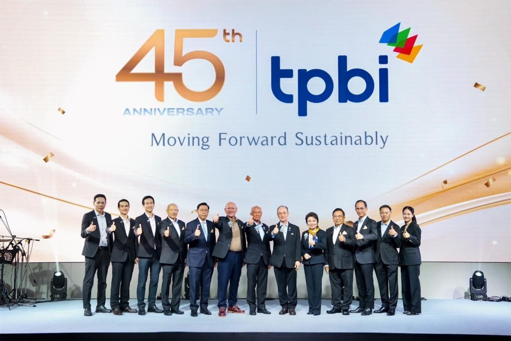 TPBI ฉลอง 45 ปี เดินหน้าสู่บทใหม่ “Moving Forward Sustainably”