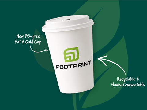 Footprint เข้าซื้อเทคโนโลยีแก้วกระดาษไร้ PE รีไซเคิลและย่อยสลายได้ในครัวเรือน