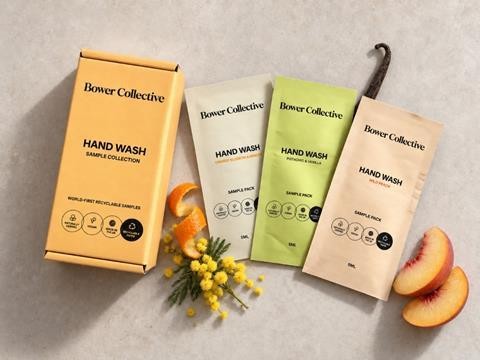 Bower Collective และ Kelpi เปิดตัวซองกระดาษสำหรับของเหลว เคลือบวัสดุชีวภาพจากสาหร่าย